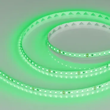 Светодиодная лента RT-A120-8mm 24V Green(9.6W/m, IP20, 2835, 5m) Arlight 008782(2)