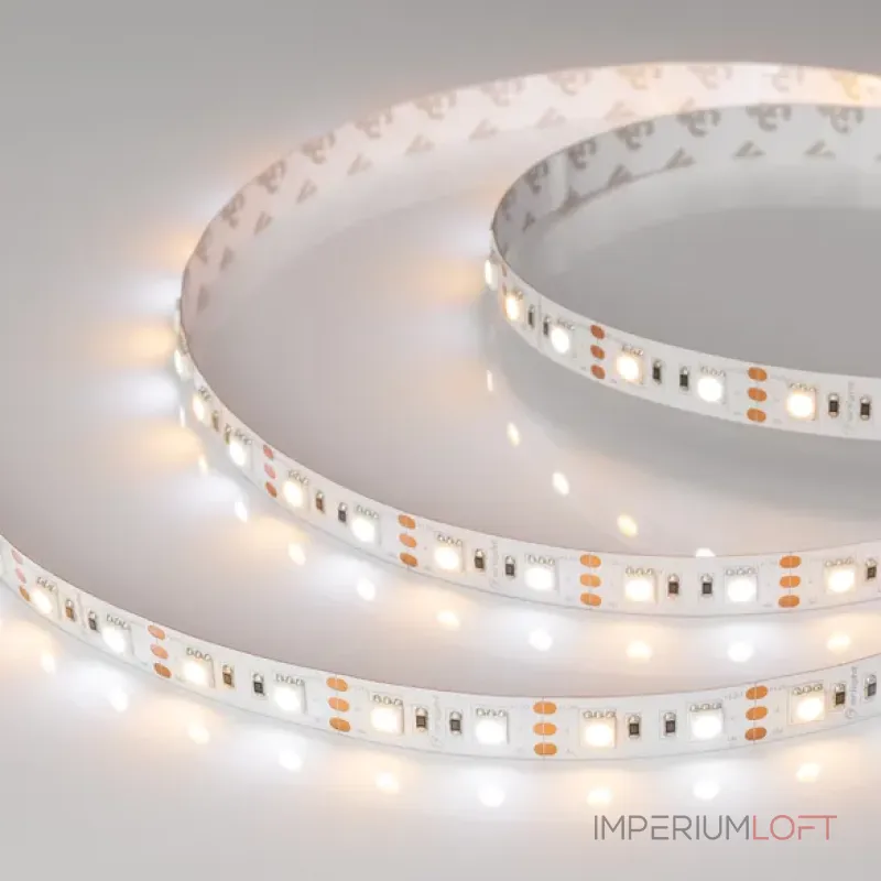 Светодиодная лента RT-B60-12mm 12V White-MIX (14.4W/m, IP20, 5060, 5m, Изменяемая ЦТ) Arlight 011093(2) Светодиодная лента RT-B60-12mm 12V White-MIX (14.4W/m, IP20, 5060, 5m, Изменяемая ЦТ) Arlight 011093(2)