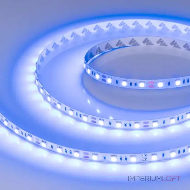 Светодиодная лента RT-B60-10mm 12V Blue (14.4W/m, IP20, 5m) Arlight 012336(3)