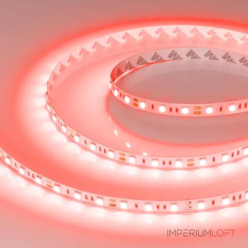 Светодиодная лента RT-B60-10mm 12V Red (14.4W/m, IP20, 5060, 5m, 14.4 Вт/м, IP20) Arlight 012343(2)