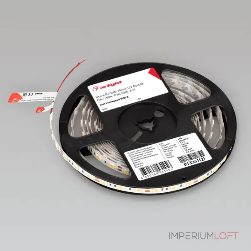 Светодиодная лента RT-B60-10mm 12V Cool 8K (14.4W/m, IP20, 5060, 5m, 14.4 Вт/м, IP20) Arlight 013341(2) Светодиодная лента RT-B60-10mm 12V Cool 8K (14.4W/m, IP20, 5060, 5m, 14.4 Вт/м, IP20) Arlight 013341(2)