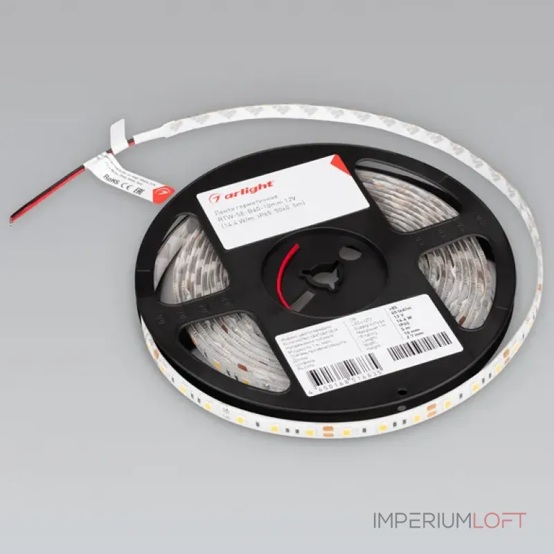 Лента герметичная RTW-SE-B60-10mm 12В Warm3000 14.4 В/м IP65 5м Arlight 014692(3) Лента герметичная RTW-SE-B60-10mm 12В Warm3000 14.4 В/м IP65 5м Arlight 014692(3)