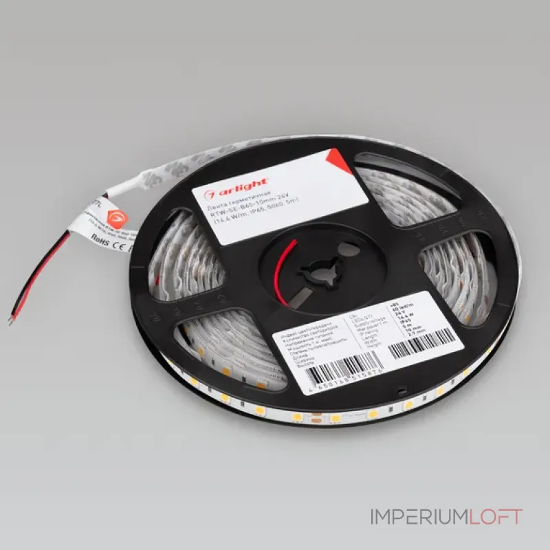 Светодиодная лента герметичная RTW-SE-B60-10mm 24V Warm3000 (14.4W/m, IP65, 5m) Arlight 015279(3) Светодиодная лента герметичная RTW-SE-B60-10mm 24V Warm3000 (14.4W/m, IP65, 5m) Arlight 015279(3)