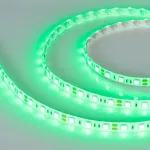 Светодиодная лента RTW 2-5000SE 12V Green 2x (5060, 300 LED, LUX, 14.4 Вт/м, IP65) Arlight 015434