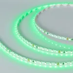 Светодиодная лента RT-A120-5mm 24V Green (9.6W/m, IP20, 2835, 5m, узкая) Arlight 015663(2)