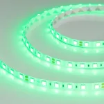 Светодиодная лента RTW 2-5000SE 24V Green 2x (5060, 300 LED, LUX, 14.4 Вт/м, IP65) Arlight 016505