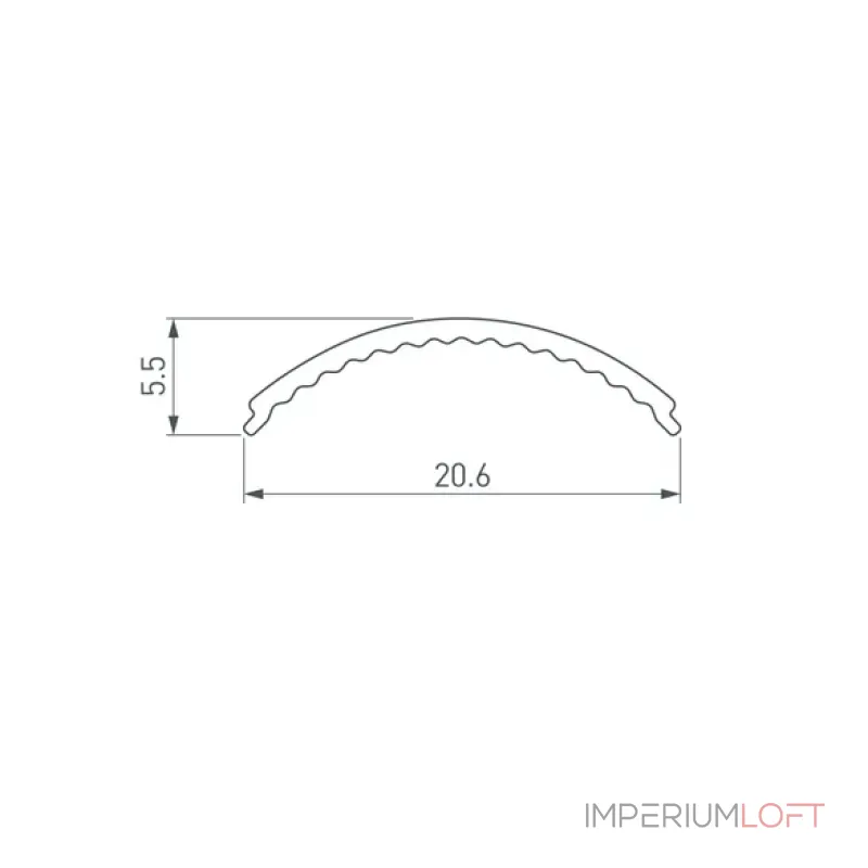 Рассеиватель ARH-KANT-H16-2000 Round Opal Arlight 016932 Рассеиватель ARH-KANT-H16-2000 Round Opal Arlight 016932