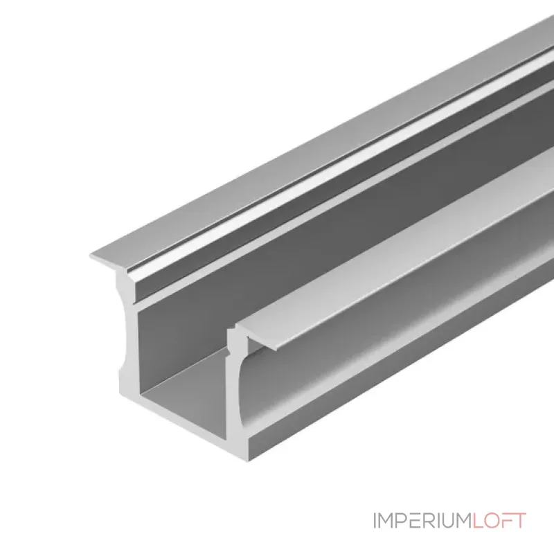 Профиль для светодиодной ленты с экраном ALU-SLIM-H15-F-2000 ANOD+FROST Arlight 018243