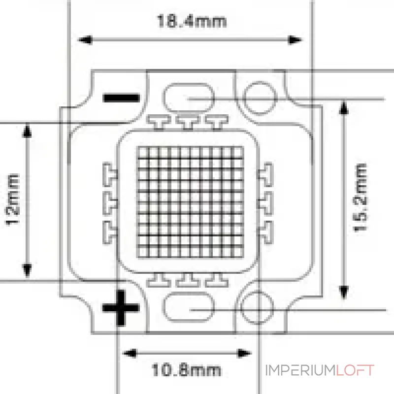 Мощный светодиод ARPL-8W-BCA-2020-PW (VF12V, 700mA) Arlight 018448