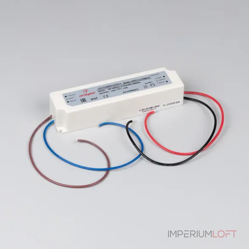Блок питания ARPV-LV12060-A (12V, 5.0A, 60W, IP67) Arlight 018969(1) Блок питания ARPV-LV12060-A (12V, 5.0A, 60W, IP67) Arlight 018969(1)