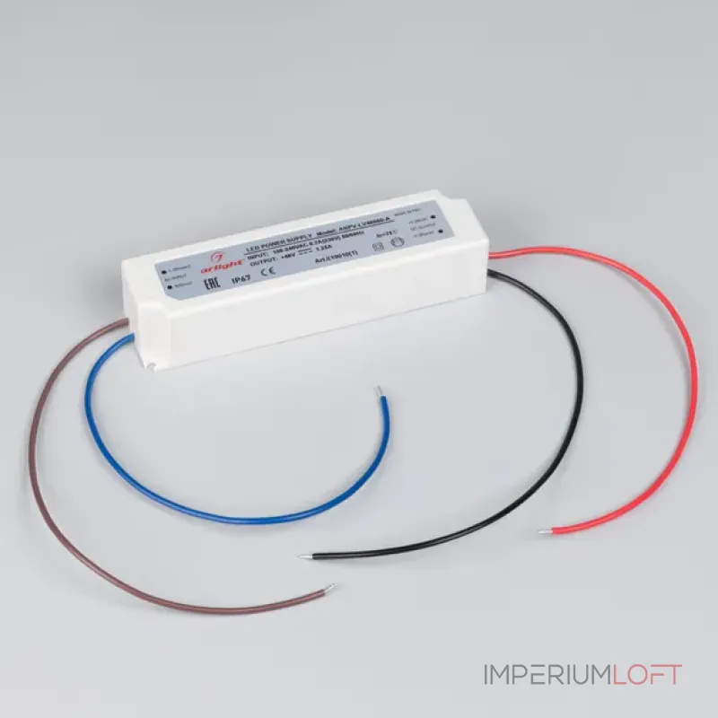 Блок питания ARPV-LV48060-A (48V, 1.3A, 60W, IP67) Arlight 019010(1)