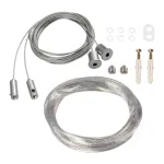 Подвес токопроводящий ARL-2x2m Set SILVER (Pad 9x2mm, 2x18AWG, провод 2x0.75) Arlight 019391(1)