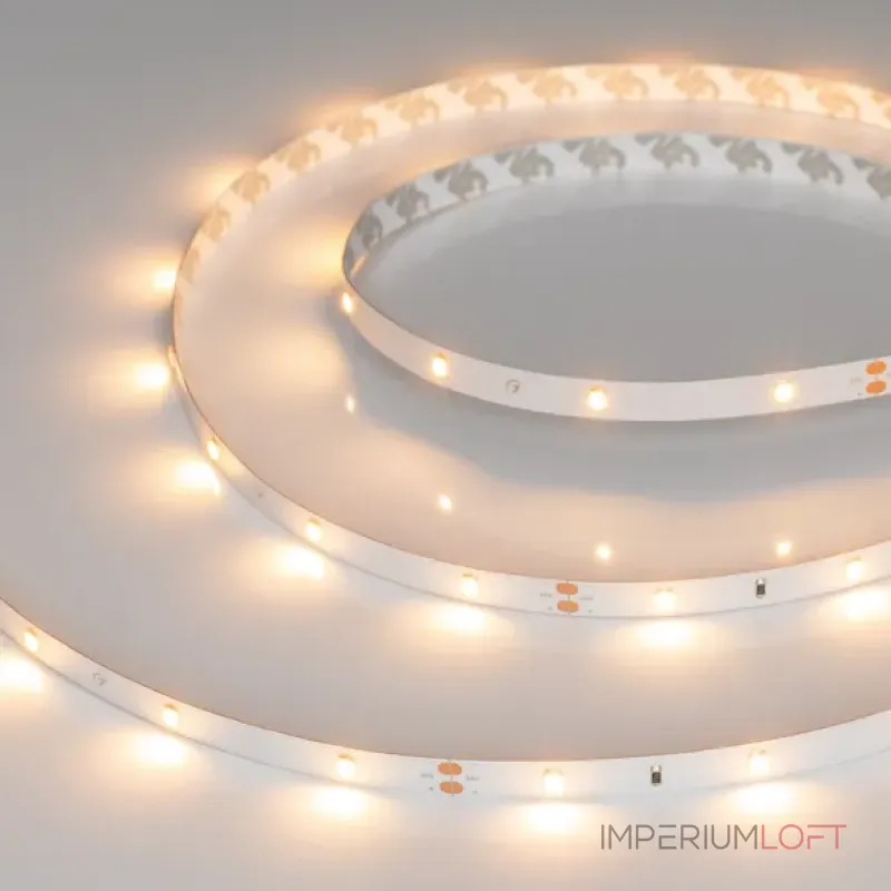 Светодиодная лента RT-A30-8mm 24V Warm2700 (2.9W/m, IP20, 2835, 5m, 2.9 Вт/м, IP20) Arlight 019919(2)
