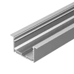 Профиль для светодиодной ленты с экраном SL-LINIA62-F-2500 ANOD+OPAL Arlight 020470