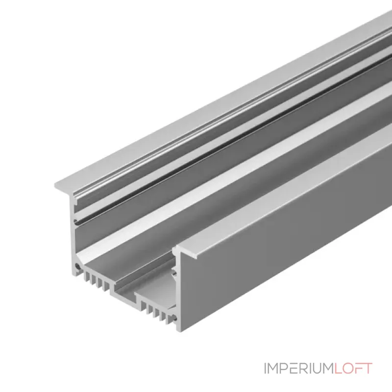 Профиль для светодиодной ленты с экраном SL-LINIA62-F-2500 ANOD+OPAL Arlight 020470