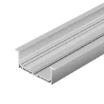 Профиль для светодиодной ленты с экраном SL-LINIA88-F-2500 ANOD+OPAL Arlight 020471