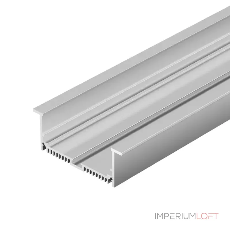 Профиль для светодиодной ленты с экраном SL-LINIA88-F-2500 ANOD+OPAL Arlight 020471