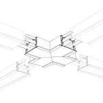 Коннектор крестовой Arlight 021281