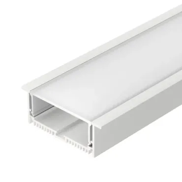 Arlight Профиль с экраном SL-LINIA88-F-2500 WHITE+OPAL Алюминий 021373