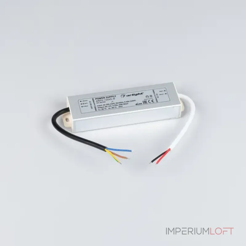 Блок питания ARPV-12045-B (12V, 3.8A, 45W, IP67) Arlight 021964