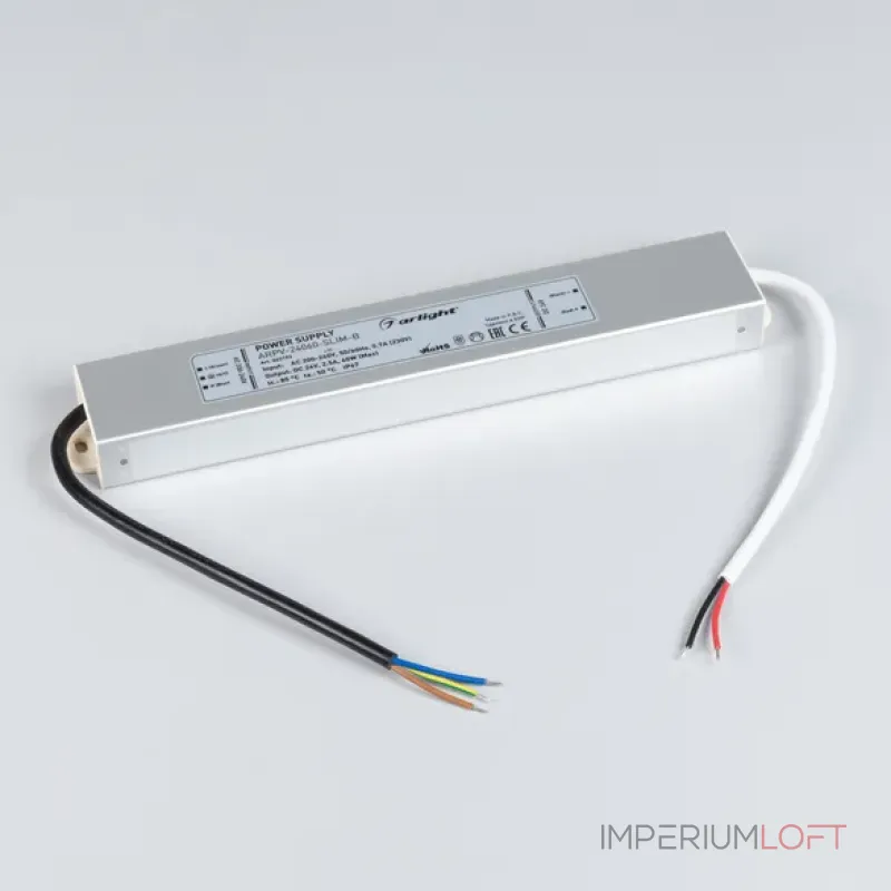 Блок питания ARPV-24060-SLIM-B (24V, 2.5A, 60W, IP67) Arlight 022193