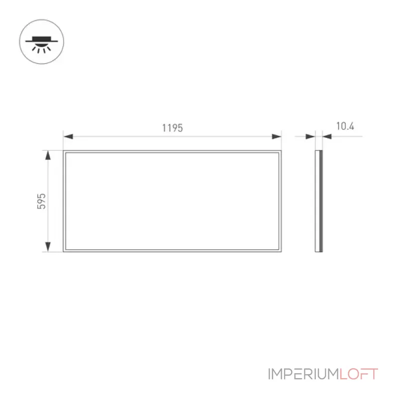 Arlight Панель IM-600x1200A-48Вт White IP40 023158(1)