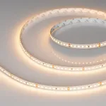 Светодиодная лента RT-A160-8mm 24V Warm2700 (12W/m, IP20, 2835, 50m, высок.эфф.150 лм/Вт) Arlight 024554(2)