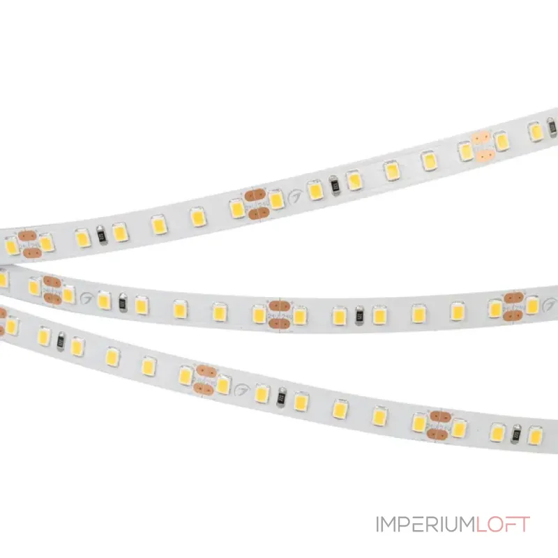 Светодиодная лента RT-A120-8mm 24V Warm2700 (9.6W/m, IP20, 2835, 50m) Arlight 024572(2)
