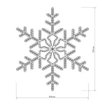Arlight Фигура ARD-SNOWFLAKE-M3-920x920-432LED White 230В 30Вт Ardecoled IP65 025306
