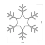 Arlight Фигура ARD-SNOWFLAKE-M4-750x750-324LED White 230В 18Вт Ardecoled IP65 025307