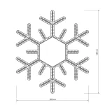 Arlight Фигура ARD-SNOWFLAKE-M5-600x600-360LED White 230В 20Вт Ardecoled IP65 025308