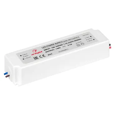 Блок питания ARPV-LV48100-A (48V, 2.1A, 100W, IP67) Arlight 025496(1) Блок питания ARPV-LV48100-A (48V, 2.1A, 100W, IP67) Arlight 025496(1)