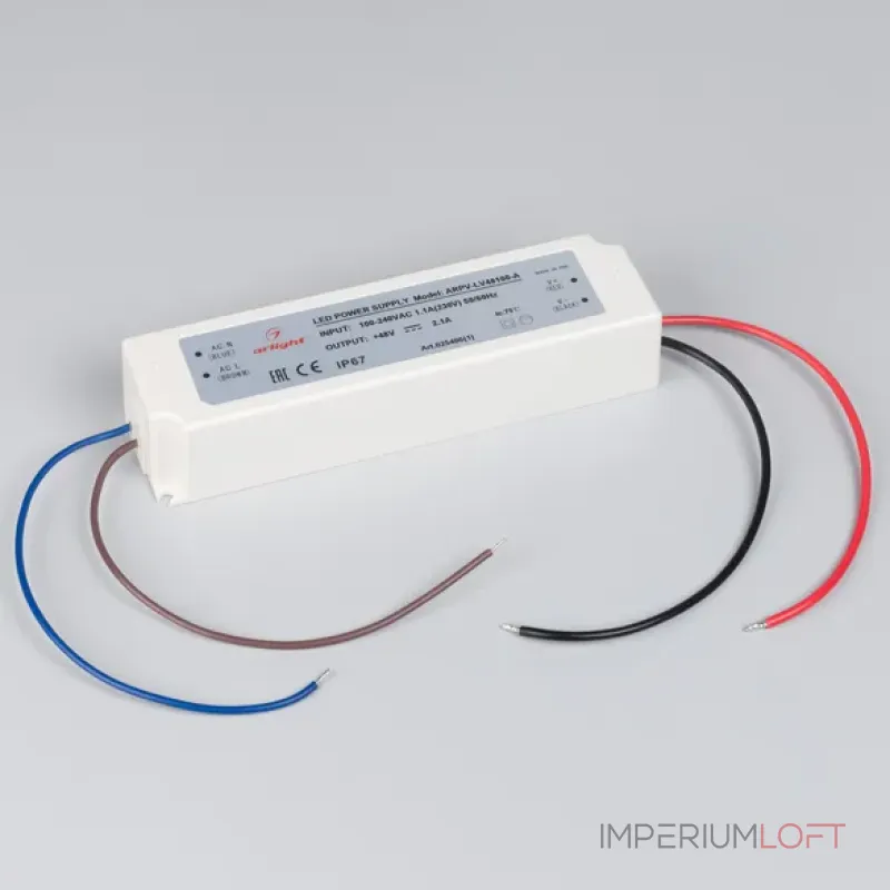 Блок питания ARPV-LV48100-A (48V, 2.1A, 100W, IP67) Arlight 025496(1)