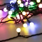 Светодиодная гирлянда ARD-BALL-CLASSIC-D13-5000-BLACK-50LED RGB (230V, 3.5W, Ardecoled, IP65) Arlight 025567