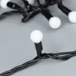 Светодиодная гирлянда ARD-BALL-CLASSIC-D13-5000-BLACK-50LED RGB (230V, 3.5W, Ardecoled, IP65) Arlight 025567