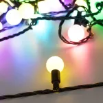 Светодиодная гирлянда ARD-BALL-CLASSIC-D23-10000-BLACK-80LED RGB (230V, 3.5W, Ardecoled, IP65) Arlight 025619