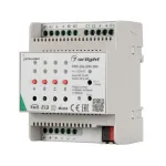 Диммер KNX-204-DIM-DIN (12-48V, 8x0.35/4x0.7/2x1A, IARL, IP20) Arlight 025660