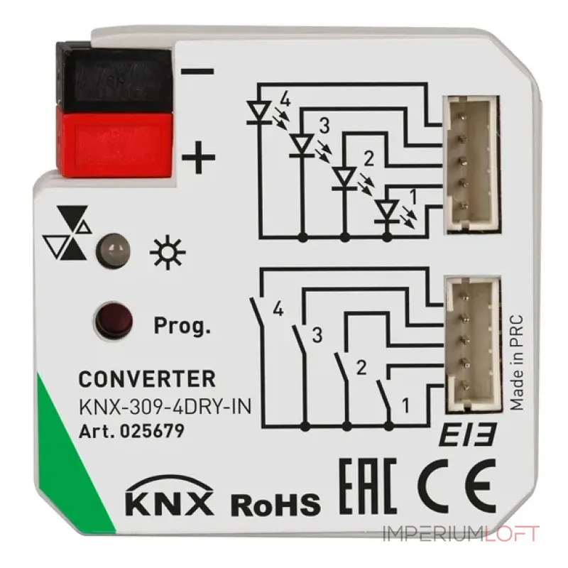 Конвертер KNX-309-4DRY-IN (BUS, IARL, IP20) Arlight 025679