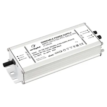 Блок питания ARPV-UH12150-PFC-DALI2-PH (12V, 12.5A, 150W, IP67) Arlight 025746(2)