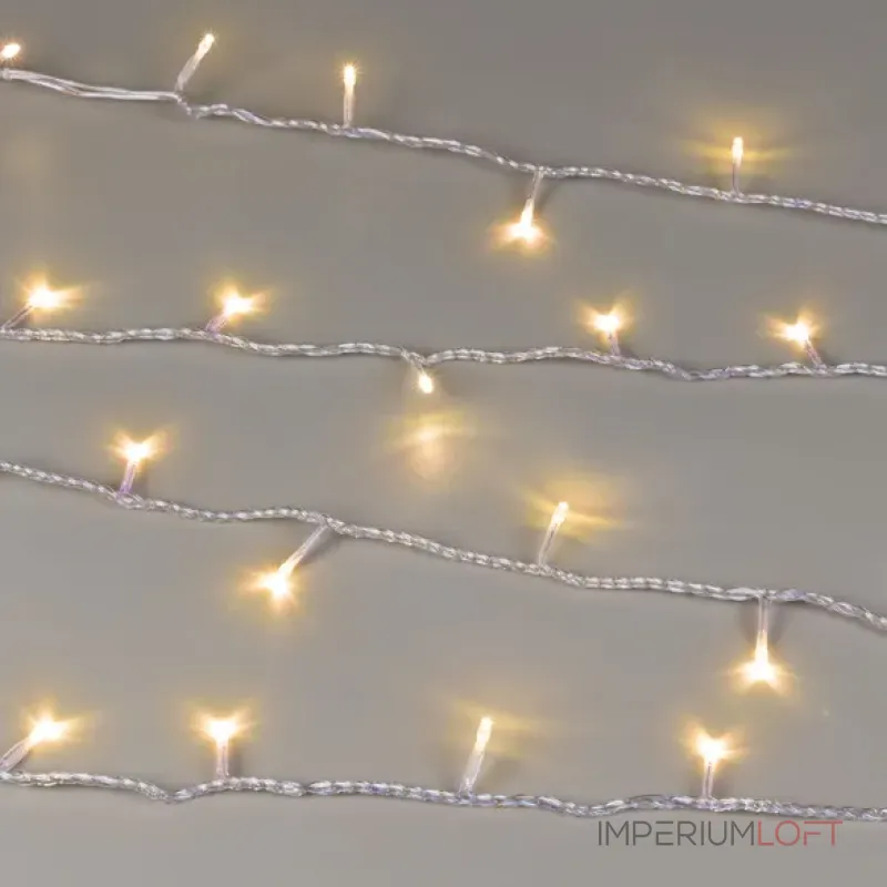Светодиодная гирлянда ARD-STRING-HOME-5000-CLEAR-50LED-STD WARM (230V, 3.5W, ArdecoleD, IP20) Arlight 025749