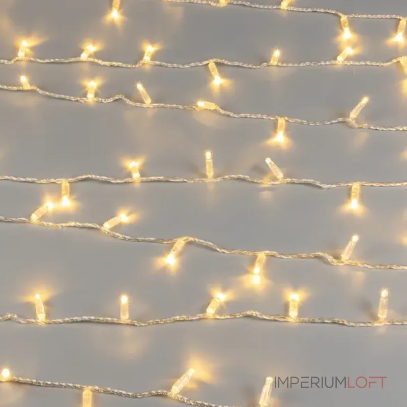 Светодиодная гирлянда ARD-STRING-CLASSIC-10000-CLEAR-100LED-STD WARM (230V, 7W, Ardecoled, IP65) Arlight 025779
