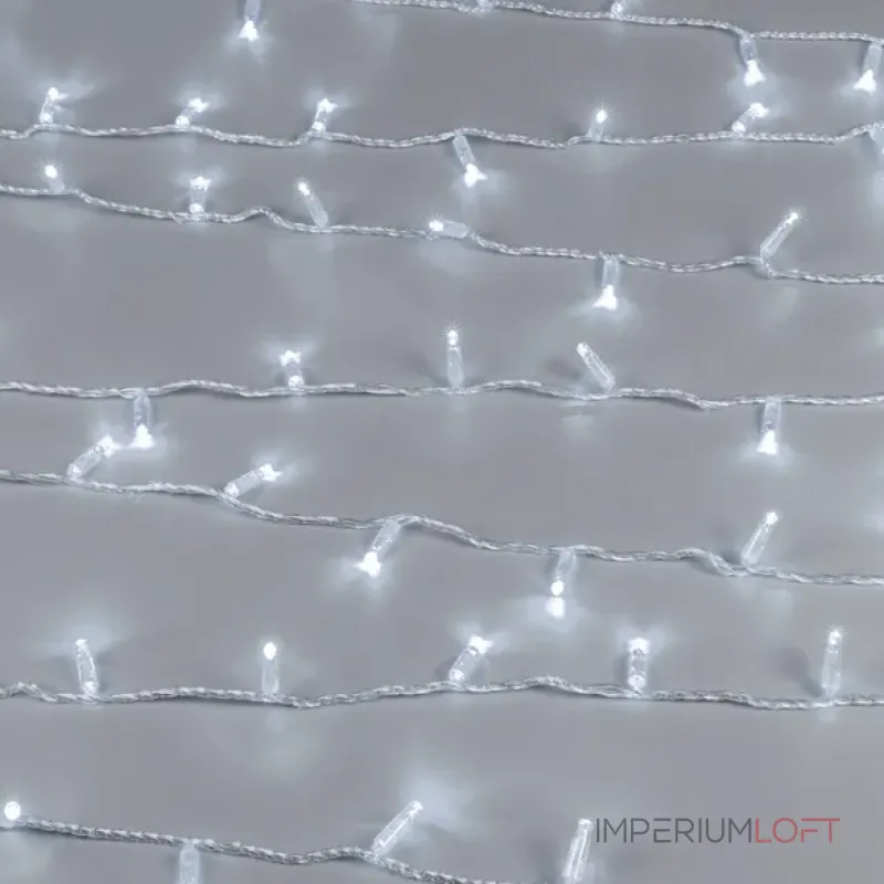 Светодиодная гирлянда ARD-STRING-CLASSIC-10000-CLEAR-100LED-STD WHITE (230V, 7W, Ardecoled, IP65) Arlight 025781