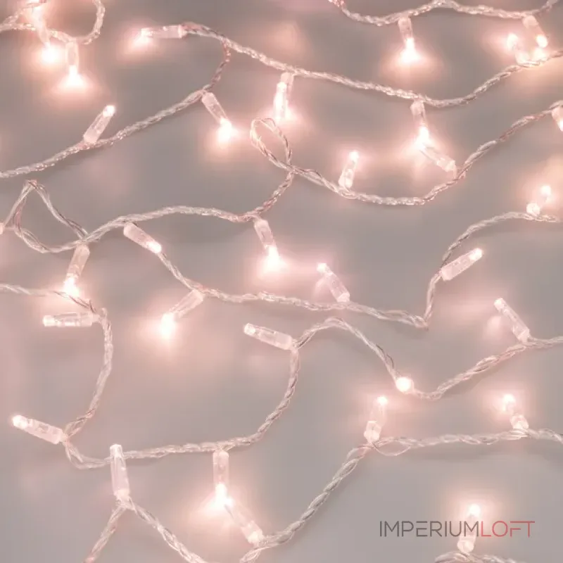 Arlight Светодиодная гирлянда ARD-STRING-CLASSIC-10000-CLEAR-100LED-STD Rose Gold 230В 7Вт Ardecoled IP65 025789