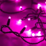 Светодиодная гирлянда ARD-STRING-CLASSIC-10000-BLACK-100LED-STD PINK (230V, 7W, Ardecoled, IP65) Arlight 025806