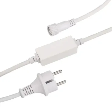 Шнур питания ARD-CLASSIC-FLASH-1.5M White (230V, 1.6A, Ardecoled) Arlight 025886