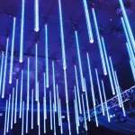 Светодиодная гирлянда ARD-ICEFALL-CLASSIC-D12-500-5PCS-CLEAR-72LED-LIVE BLUE (230V, 6W, Ardecoled, IP65) Arlight 026047