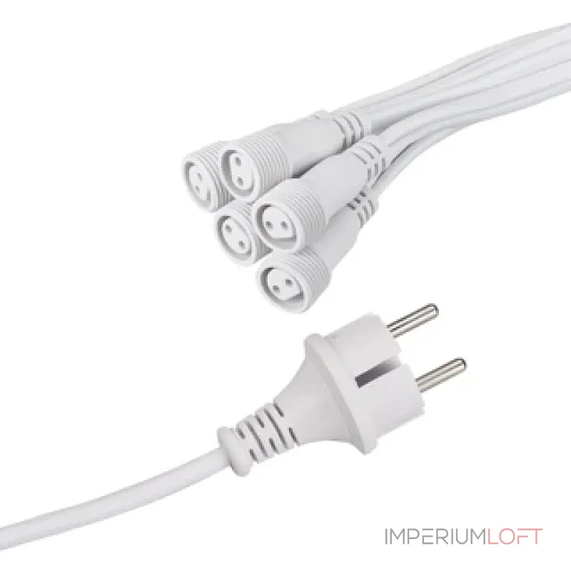 Светодиодная гирлянда ARD-ICEFALL-CLASSIC-D23-1000-CLEAR-96LED-LIVE WHITE (230V, 1.5W, Ardecoled, IP65) Arlight 026103