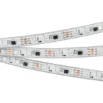 Светодиодная лента герметичная SPI-PFS-B60-12mm 12V RGB-PX3 (14.4W/m, IP68, 5060, 5m, бегущий огонь) Arlight 026155(3)