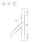 Коннектор правый Arlight 026242