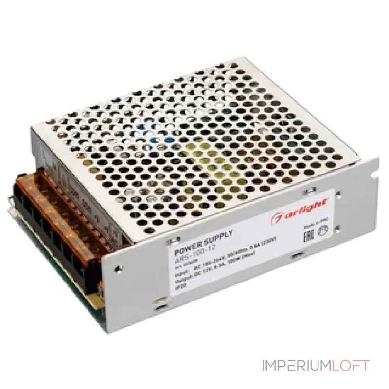 Блок питания ARS-100-12-FA (12V, 8.5A, 102W, IP20) Arlight 026328(1) Блок питания ARS-100-12-FA (12V, 8.5A, 102W, IP20) Arlight 026328(1)